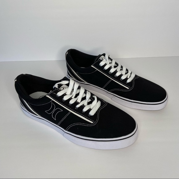 Hurley Other - Hurley Men’s Arlo Black White Sneaker Shoes, sz 9
